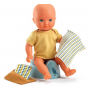 VASINO e salviette POMEA collection AZZURRO per bambole DJECO età 18 mesi + Djeco - 2