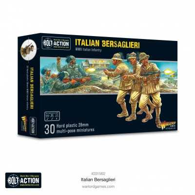 ITALIAN BERSAGLIERI bolt action WW2 INFANTRY warlord games SET DI 30 MINIATURE età 14+ Warlord Games - 1