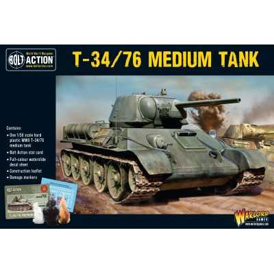 T-34/76 MEDIUM TANK bolt action WW2 SOVIET warlord games MINIATURA età 14+ Warlord Games - 1