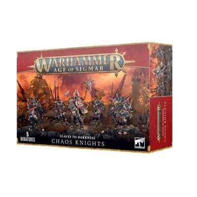 CHAOS KNIGHTS set di 5 miniature SLAVES TO DARKNESS warhammer AGE OF SIGMAR età 12+ Games Workshop - 1