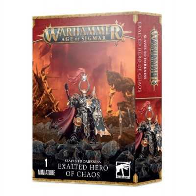 EXALTED HERO OF CHAOS miniatura SLAVES TO DARKNESS warhammer AGE OF SIGMAR età 12+ Games Workshop - 1