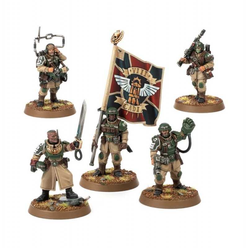 Astra Militarum Cadian Command Squad Shoulder Pad A
