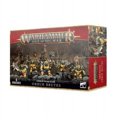ORRUK BRUTES set di 5 miniature ORRUK WARCLANS warhammer age of sigmar CITADEL età 12+ Games Workshop - 1