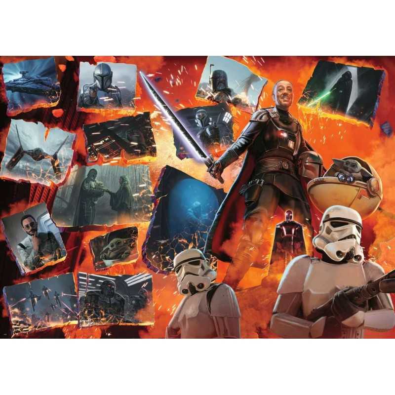 Ravensburger Puzzle 500 Pezzi Star Wars: Ahsoka - Per Adulti E Ragazzi Da 14 Anni - Dimensioni 52x52 Cm - Qualità Soft-Click