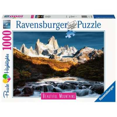 PUZZLE ravensburger 1000 PEZZI beautiful mountains FITZ ROY PATAGONIA di 50 x 70 cm HIGHLIGHTS Ravensburger - 1