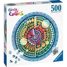 PUZZLE ravensburger CIRCLE OF COLORS circolare CANDY originale 500 PEZZI diametro 52 CM Ravensburger - 1