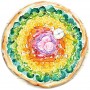 PUZZLE ravensburger CIRCLE OF COLORS circolare PIZZA originale 500 PEZZI diametro 52 CM Ravensburger - 2