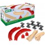SET DI CURVE IN SALITA trenini in legno BRIO ferrovia treni ASCENDING CURVES TRACK PACK età 3+ BRIO - 2