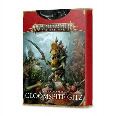 WARSCROLL CARDS carte delle pergamene da guerra GLOOMSPITE GITZ warhammer AGE OF SIGMAR età 12+ Games Workshop - 1