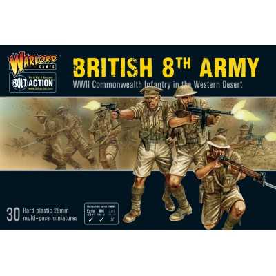 BRITISH 8TH ARMY ww2 commonwealth infantry in the western desert BOLT ACTION warlord games Warlord Games - 1
