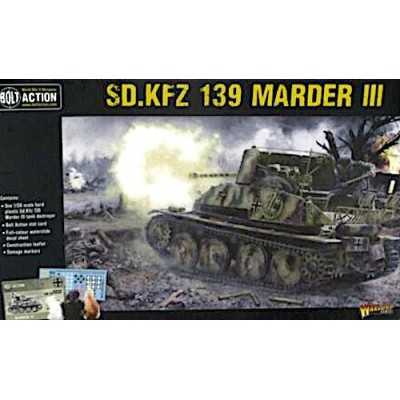 SD.KFZ 139 MARDER III miniatura BOLT ACTION warlord games TANK età 14+ Warlord Games - 12