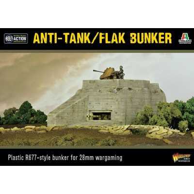 ANTI TANK FLAK BUNKER r677 BOLT ACTION warlord games ITALERI età 14+ Warlord Games - 1