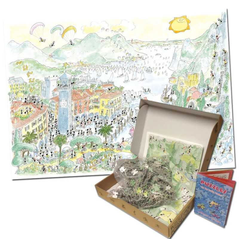 Castorland Puzzle 1000 Pezzi Dolomiti Italia Lago Montagna