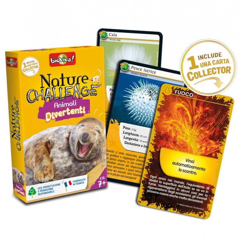 Bioviva Nature challange, mazzo di carte, animali inseparabili