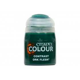 ORK FLESH colore CONTRAST WARHAMMER VERDE base ombreggiatura lumeggiatura 18ML