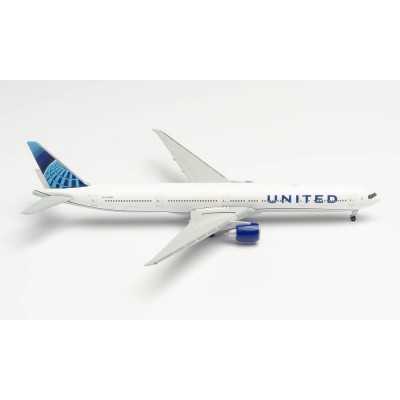 UNITED AIRLINES BOEING 777-300ER aereo in metallo HERPA WINGS 534253 modellino SCALA 1:500 Herpa - 1