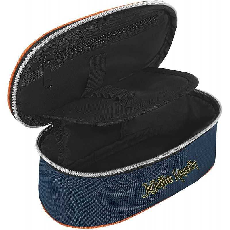 Astuccio In Pelle PU Marrone, Con Interno In Scamosciato, Capienza 15 Penne, 20x6x2,5 Cm, Unisex
