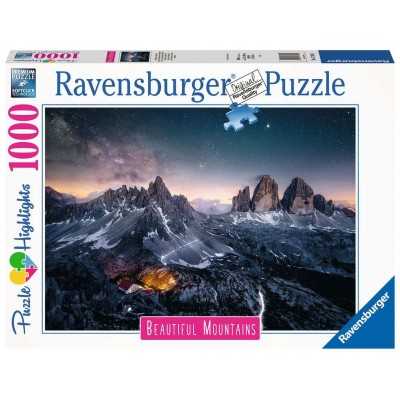 PUZZLE ravensburger LE TRE CIME DI LAVAREDO DOLOMITI originale 1000 PEZZI highlights BEAUTIFUL MOUNTAINS Ravensburger - 1