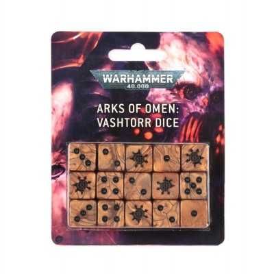 VASHTORR DICE set di 15 dadi da 16mm ARKS OF OMEN warhammer 40k CITADEL età 12+ Games Workshop - 1
