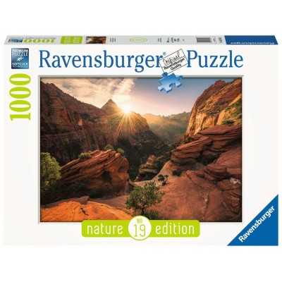 PUZZLE ravensburger ZION CANYON USA n 19 nature edition 1000 PEZZI orizzontale 50 X 70 CM Ravensburger - 1