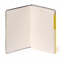 TACCUINO quaderno MY NOTEBOOK pagina bianca GIALLO large LEGAMI con elastico 17 X 24 CM yellow freesia Legami - 3