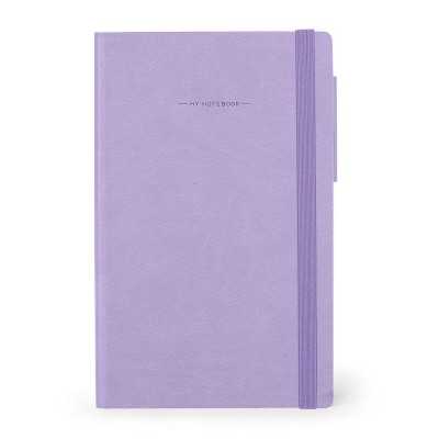 TACCUINO quaderno MY NOTEBOOK pagina bianca VIOLA medium LEGAMI con elastico 13 X 21 CM lavender Legami - 1