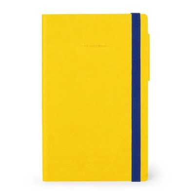 TACCUINO quaderno MY NOTEBOOK dotted GIALLO medium LEGAMI con elastico 13 X 21 CM yellow freesia Legami - 1