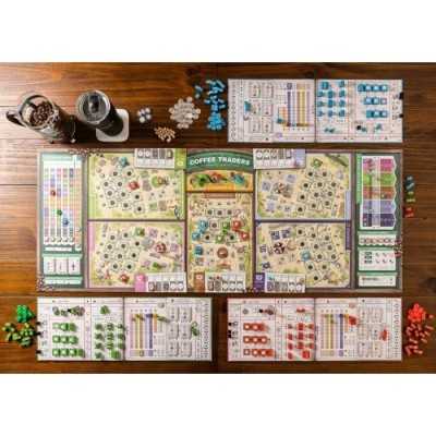 Café - Gioco Da Tavolo In Italiano - Strategia Sulla Fabbricazione Del Caffè, Atmosfera Belle Époque Portoghese