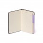 TACCUINO quaderno MY NOTEBOOK pagina bianca VIOLA small LEGAMI con elastico 9,5 X 13,5 CM lavender Legami - 3
