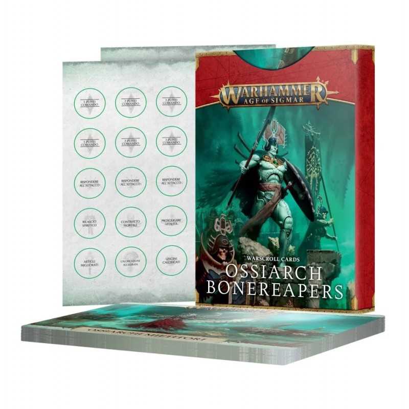 OSSIARCH BONEREAPERS warscroll cards IN ITALIANO warhammer AGE OF ...