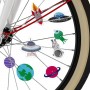 DECORAZIONI PER I RAGGI DELLA BICICLETTA set di 30 pezzi SPAZIO in plastica LEGAMI pimp your bike Legami - 2