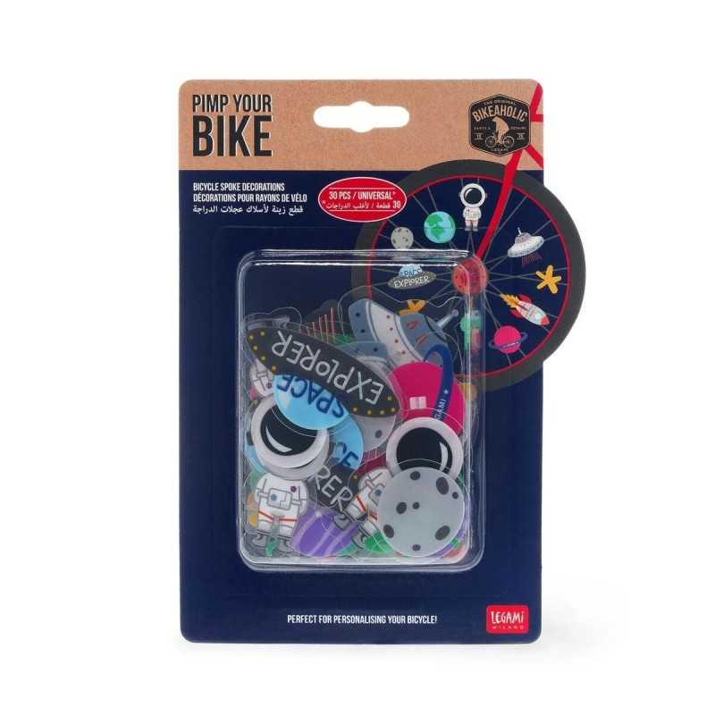 Confezione 4 Riflettori Raggi Bici Faretto Raggi Set Faretti Confezione 4 Riflettori Raggi Bici Faretto Raggi Set Faretti
