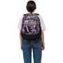 ZAINO scuola ADVANCED seven CHULKY backpack NERO ROSA vol 30 litri SEVEN - 10