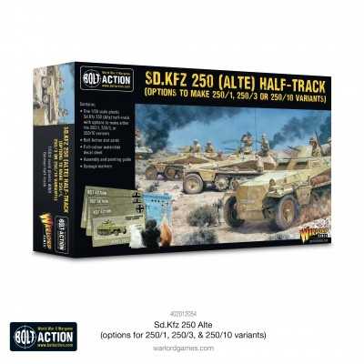 SD.KFZ 250 ALTE HALF-TRACK Bolt Action vechicle Germany Warlord Games - 1