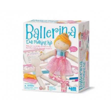 Ballerina Doll 4M kit artistico gioco bimbi per REALIZZA UNA BALLERINA età 5+