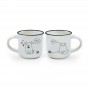 ESPRESSO FOR TWO tazzine 2 TAZZE da caffè DOG & CAT cane e gatto 50ML porcellana LEGAMI coffee mugs Legami - 1
