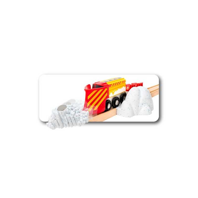 Treno Spazzaneve BRIO 33606 - Set 4 Pezzi In Legno Per Bambini 3+ Anni - Foto 2