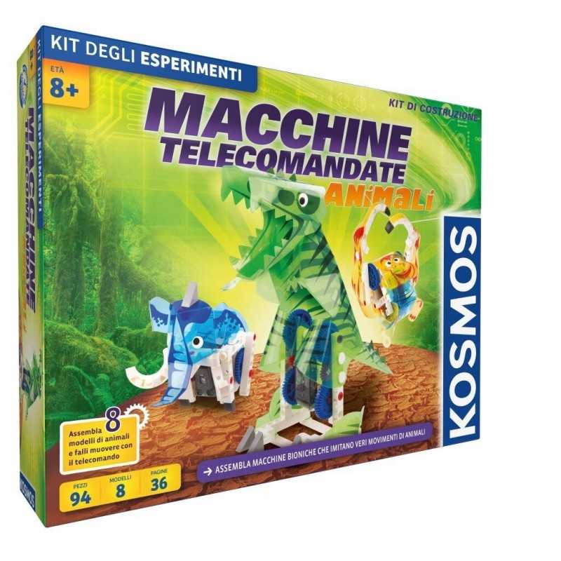 MACCHINE TELECOMANDATE set di esperimenti ANIMALI in italiano KIT SCIENTIFICO età 8