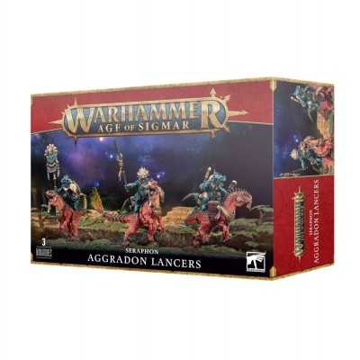 AGGRADON LANCERS 3 miniature Seraphon Lancieri Warhammer Age of Sigmar Games Workshop - 1