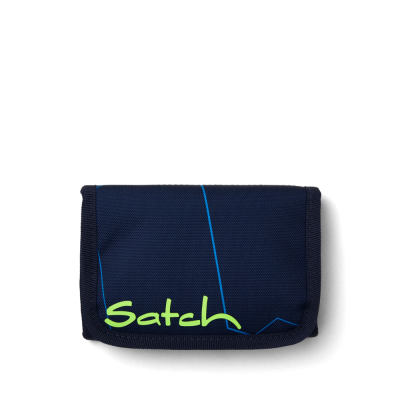 PORTAFOGLI wallet BLUE TECH in plastica riciclata SATCH compatto BLU Satch - 1
