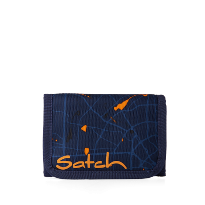 PORTAFOGLI wallet URBAN JOURNEY in plastica riciclata SATCH compatto BLU Satch - 2