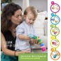 PERLE E ANIMALI gioco LALABOOM in plastica speciale 21 PEZZI attività SET età 10 mesi + lalaboom - 4