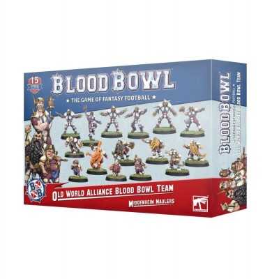 BLOOD BOWL OLD WORLD ALLIANCE 15 miniatures Umani Nani Halfling Games Workshop - 1