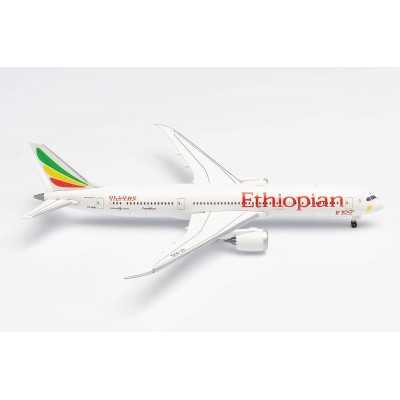 ETHIOPIAN BOEING 787-9 DREAMLINER aereo in metallo HERPA 533966 scala 1:500 Herpa - 1