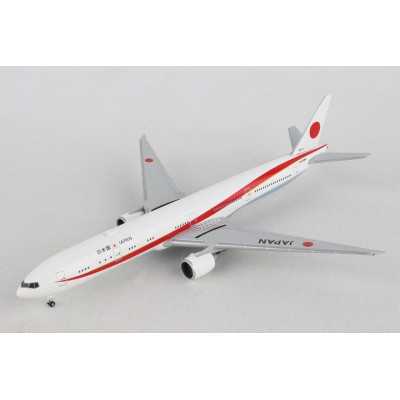 JASDF government aircraft of japan BOEING 777-300 ER aereo in metallo HERPA 532778 scala 1:500 Herpa - 1