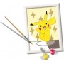 POKEMON pikachu pose CREART kit artistico 8 COLORI ravensburger DA COLORARE con cornice e PENNELLO età 7+ Ravensburger - 4
