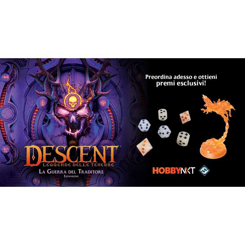 Fantasy Flight Games Descent: War Of The Traitor | Expansion | Cooperative Adventure Game For Adults And Young | From 14 Years | 1 To 4 Players | 3-4 Hours Per Game | Spanish : Asmode