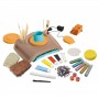 POTTERY kit artistico PROFESSIONAL STUDIO set completo BUKI con tornio utensili e 2 kg di materiale VASAIO LAB età 8+ BUKI - 3