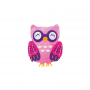 SEWING my first keychain PORTACHIAVI cucito GUFO owl AVENIR kit artistico DIY età 6+ BUKI - 2