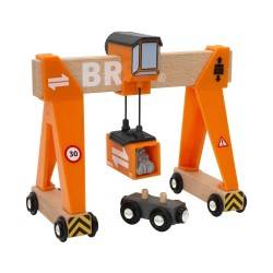 GRU A PONTE in legno treni BRIO trenino 33732 Gantry Crane wooden railway GRU A PONTE in legno treni BRIO trenino 33732 Gantry Crane wooden railway